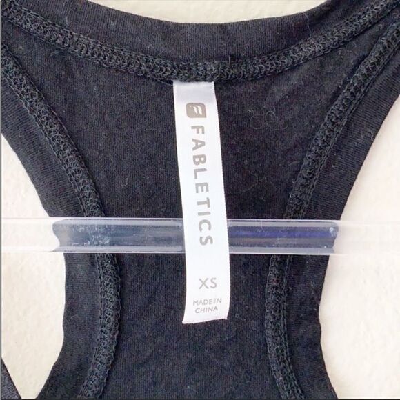 Fabletics Black Animal Foil Print Tank Top - Picture 6 of 7